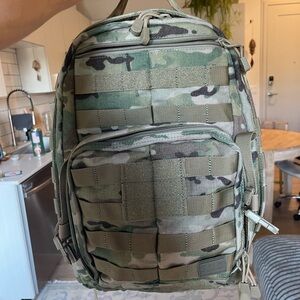 5.11 Tactical Green and Brown Backpack for Outdoor Use